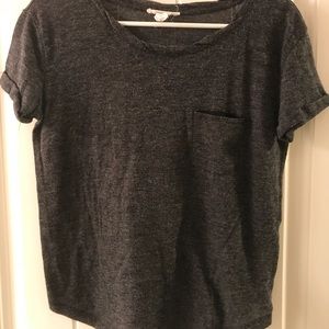 Dark gray shirt